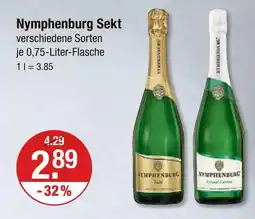 V Markt Nymphenburg sekt gold Angebot
