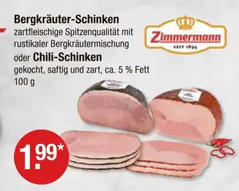 V Markt Zimmermann bergkräuter-schinken Angebot