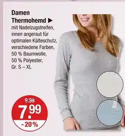 V Markt Damen thermohemd Angebot