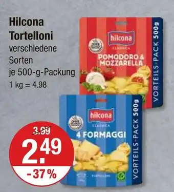 V Markt Hilcona tortelloni pomodoro & mozzarella Angebot