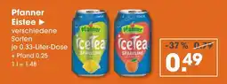 V Markt Pfanner eistee sparkling lemon Angebot
