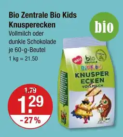 V Markt Bio zentrale bio kids knusperecken Angebot