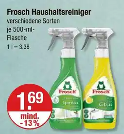 V Markt Frosch haushaltsreiniger Angebot