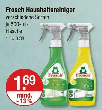 V Markt Frosch haushaltsreiniger Angebot