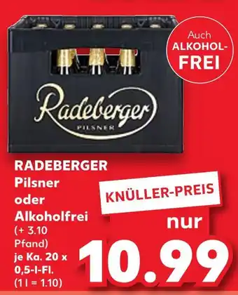 Kaufland Radeberger pilsner Angebot