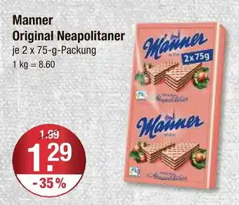 V Markt Manner original neapolitaner Angebot