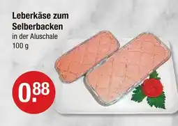V Markt Leberkäse zum selberbacken Angebot