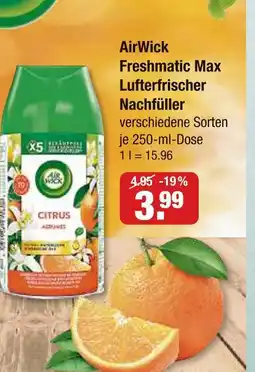 V Markt Airwick freshmatic max lufterfrischer nachfüller Angebot
