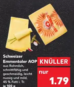 Kaufland Schweizer emmentaler aop Angebot