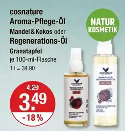 V Markt Cosnature aroma-pflege-öl mandel & kokos Angebot
