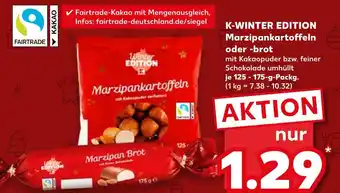 Kaufland Winter edition marzipankartoffeln Angebot