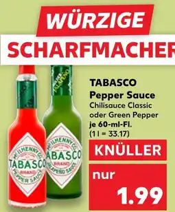 Kaufland Tabasco pepper sauce classic Angebot