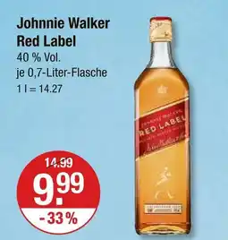 V Markt Johnnie walker red label Angebot
