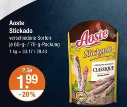 V Markt Aoste stickado classique Angebot