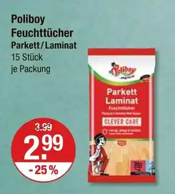 V Markt Poliboy feuchttücher parkett/laminat Angebot