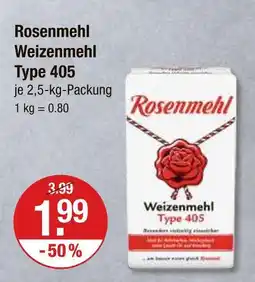 V Markt Rosenmehl weizenmehl type 405 Angebot