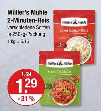 V Markt Müller’s mühle langkorn-reis Angebot