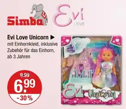 V Markt Simba evi love unicorn Angebot