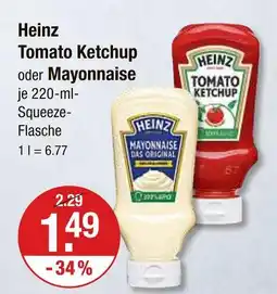 V Markt Heinz tomato ketchup Angebot