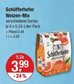 V Markt Schöfferhofer weizen-mix Angebot
