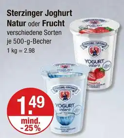 V Markt Sterzinger joghurt natur Angebot