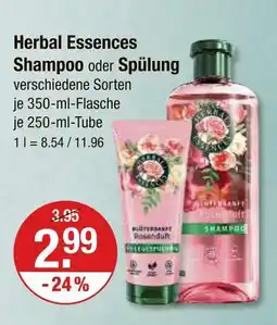 V Markt Herbal essences shampoo Angebot