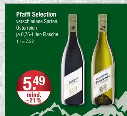 V Markt Pfaffl selection rotwein Angebot