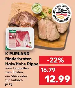 Kaufland K-purland rinderbraten hals/hohe rippe Angebot
