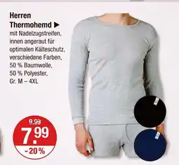 V Markt Herren thermohemd Angebot