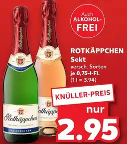 Kaufland Rotkäppchen sekt alkoholfrei Angebot
