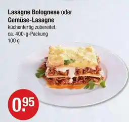 V Markt Lasagne bolognese Angebot