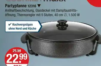 V Markt Gourmetmaxx partypfanne Angebot