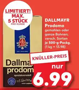 Kaufland Dallmayr prodomo gemahlen Angebot
