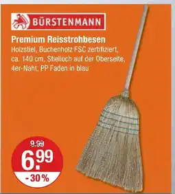 V Markt Bürstenmann premium reissstrohbesen Angebot
