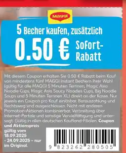 Kaufland Maggi instant becher Angebot