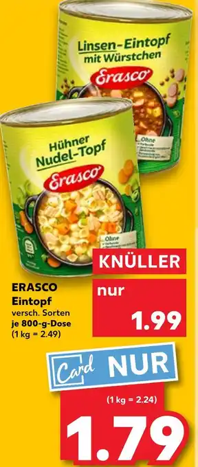 Kaufland Erasco linsen-eintopf mit würstchen Angebot