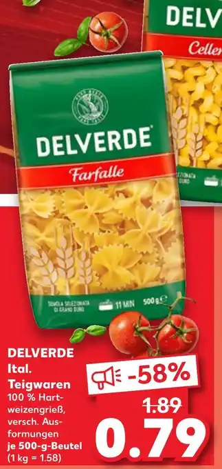 Kaufland Delverde farfalle Angebot