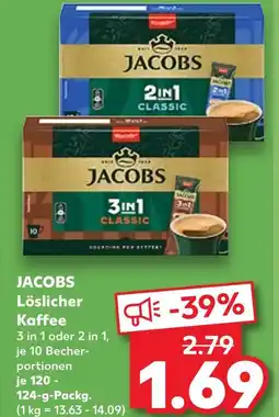 Kaufland Jacobs 2 in 1 classic Angebot