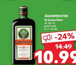 Kaufland Jägermeister kräuterlikör Angebot