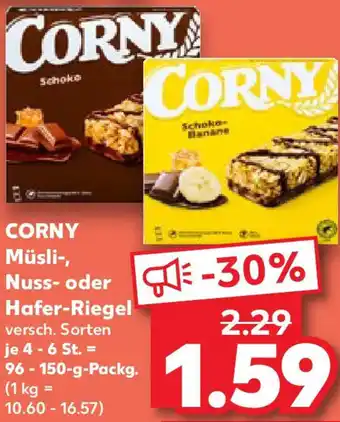 Kaufland CORNY Müsli-, Nuss- oder Hafer-Riegel Angebot