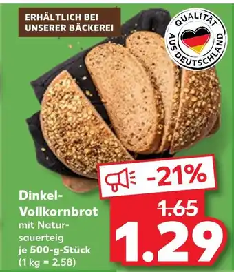 Kaufland Dinkel-vollkornbrot Angebot