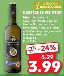 Kaufland Deutsches weintor qualitätswein Angebot