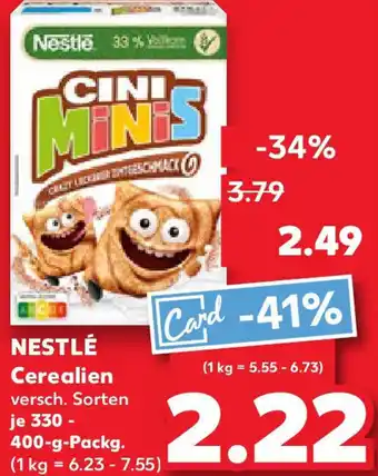Kaufland NESTLÉ Cerealien Angebot
