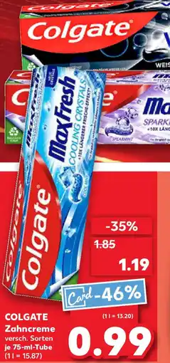 Kaufland COLGATE Zahncreme Angebot