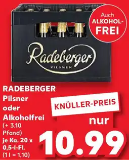 Kaufland RADEBERGER Pilsner oder Alkoholfrei Angebot
