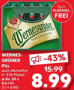 Kaufland WERNESGRÜNER Pils Angebot