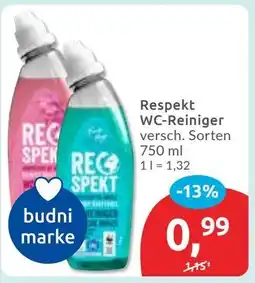 Budni Respekt WC-Reiniger Angebot