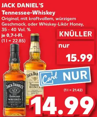 Kaufland JACK DANIEL'S Tennessee-Whiskey Angebot