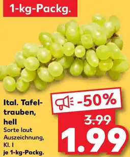 Kaufland Ital. Tafeltrauben, hell Angebot