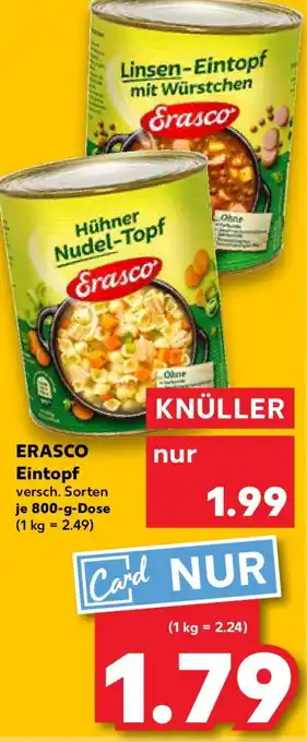 Kaufland ERASCO Eintopf Angebot